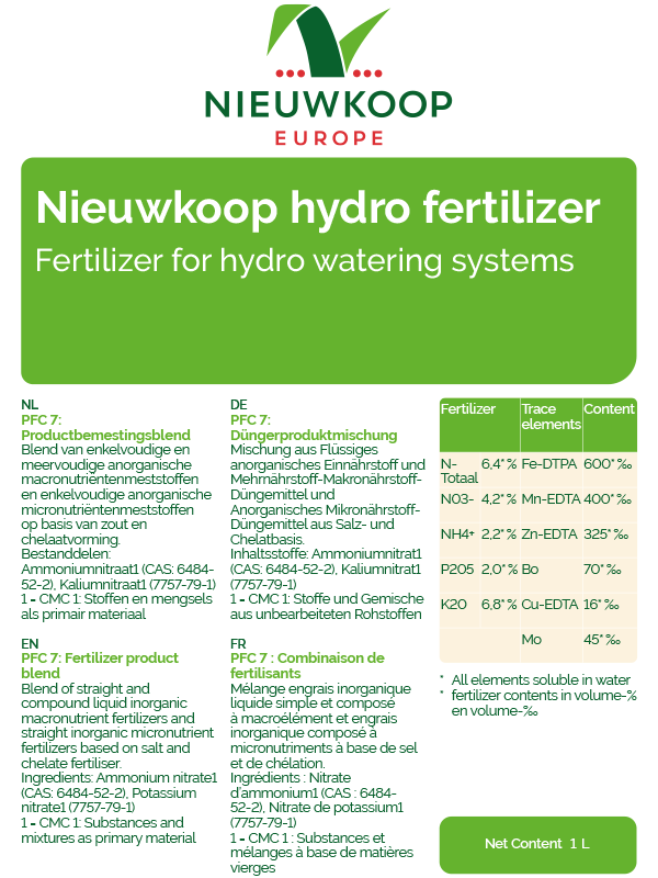 Nieuwkoop Europe Erd- und Hydrokulturdünger