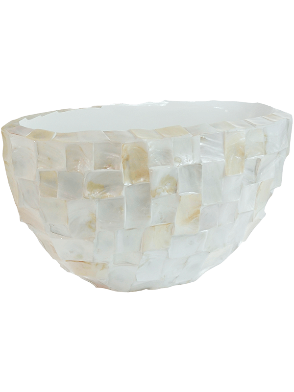 BAQ Pflanzschale Oceana Oval Pearl
