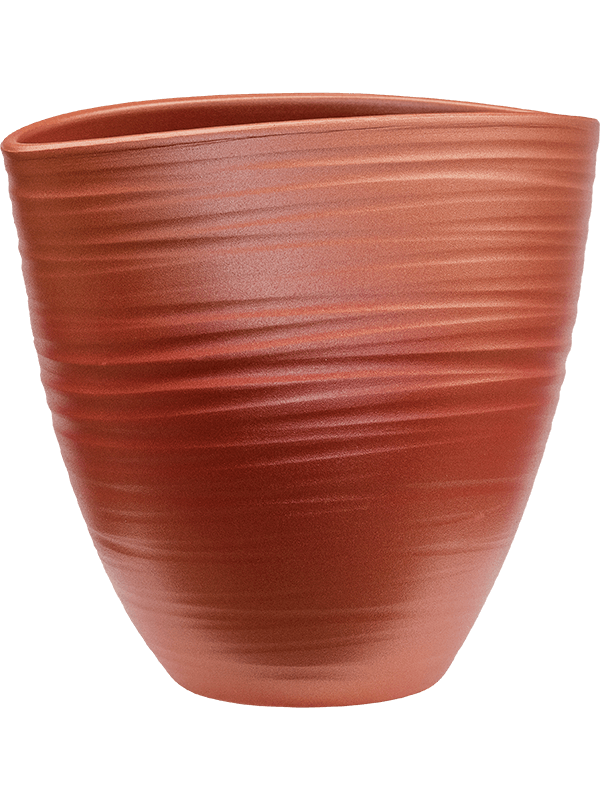 White Label Pflanzvase  Groove Oval