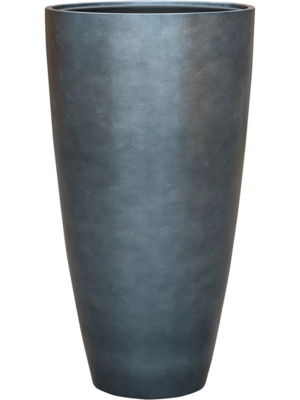 BAQ Pflanzvase Metallic Silver Leaf Partner matt
