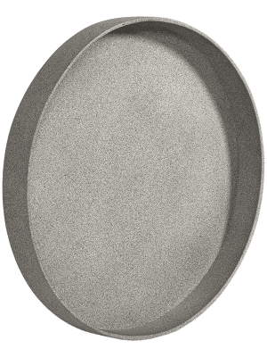 Moosbild Polystone Concrete Rund Mischung Kugel- und Plattenmoos